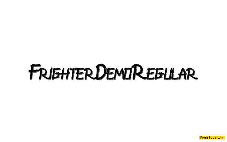 Frighter Demo Font