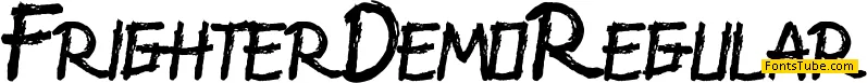 Frighter Demo Font