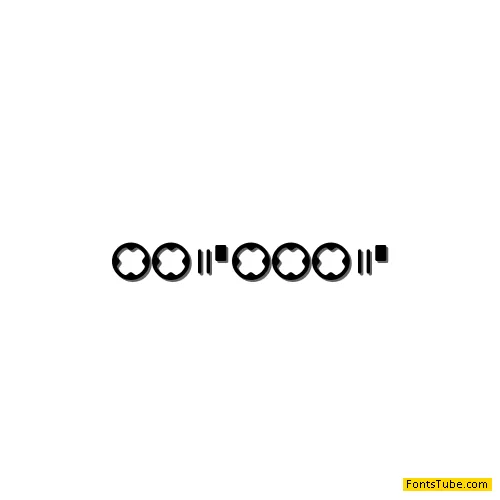 MICR Encoding Font