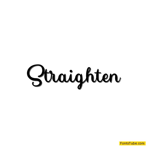 Straighten