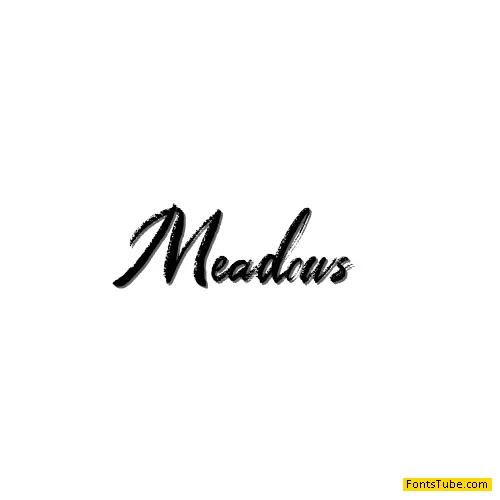 Meadows Font