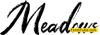 Meadows Font