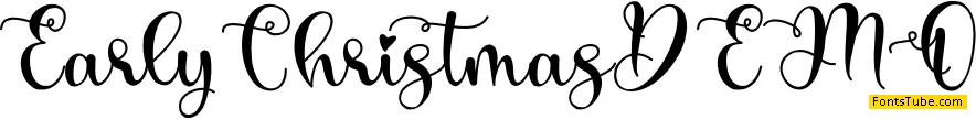Early Christmas - Personal Use Font