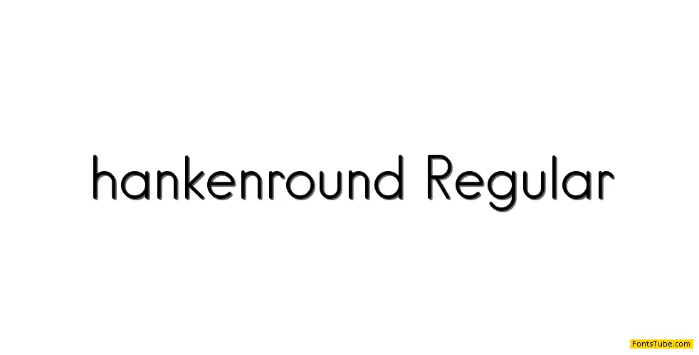 hanken round Font