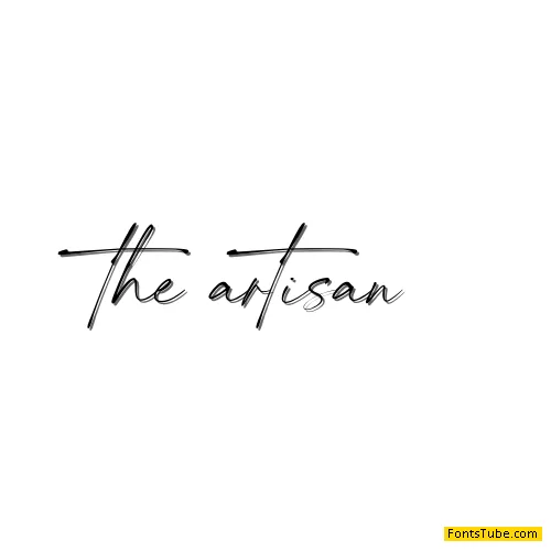 the artisan Font