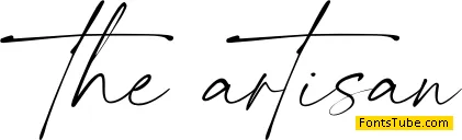 the artisan Font