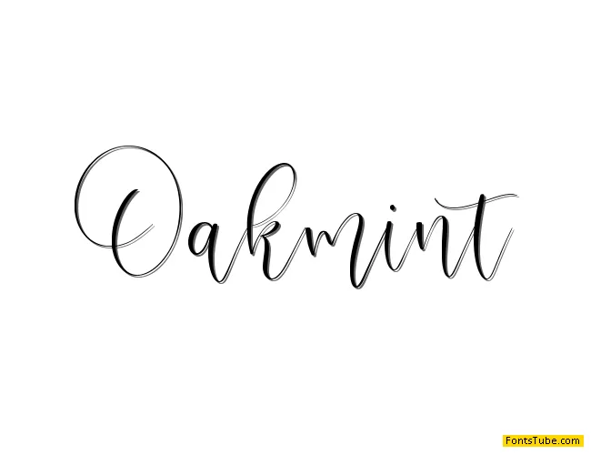 Oakmint Font