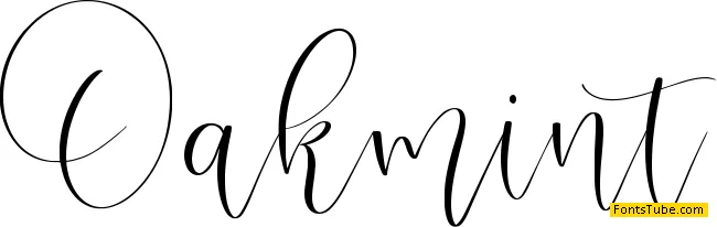 Oakmint Font