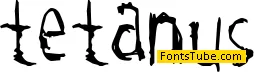 Tetanus Font