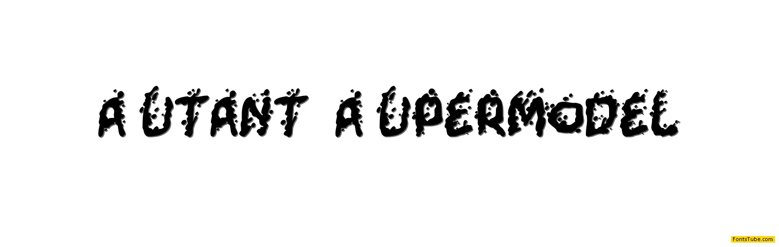Mutant Supermodel Font