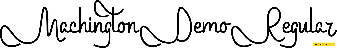 Machington Demo Font