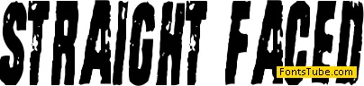 Straight Face Font