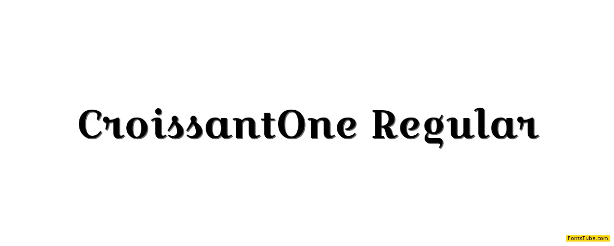 Croissant One Font