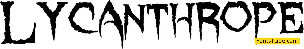 Lycanthrope Font