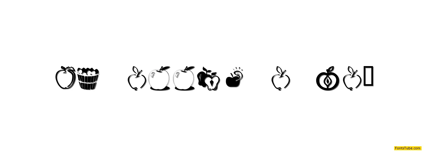 KR Apple A Day Font