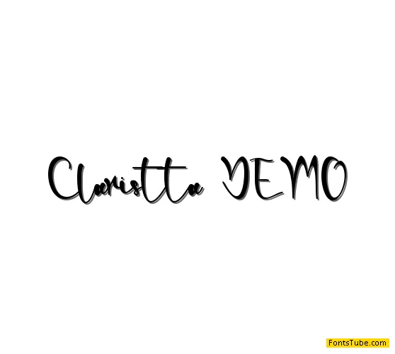 Claristta-PERSONAL USE Font