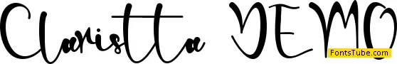 Claristta-PERSONAL USE Font