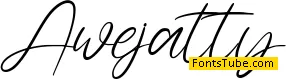 Awejatty Font
