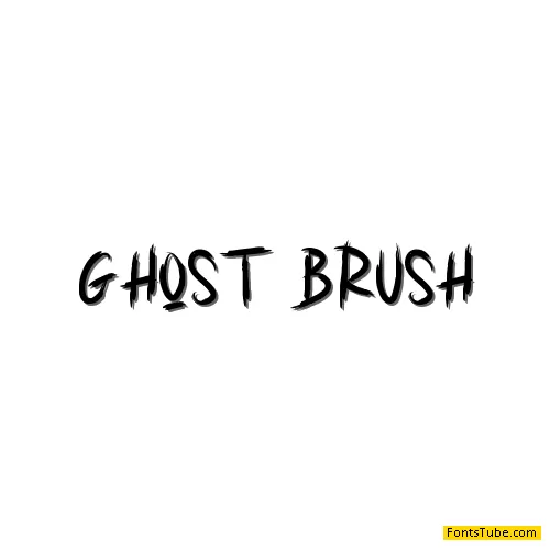 GHOST BRUSH Font
