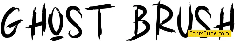 GHOST BRUSH Font
