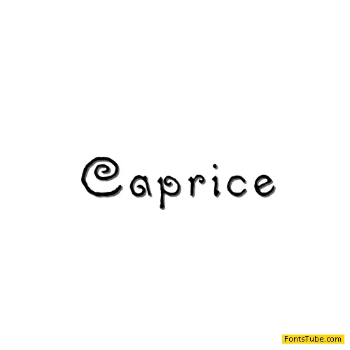 Caprice Font