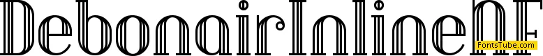 Debonair Inline NF Font