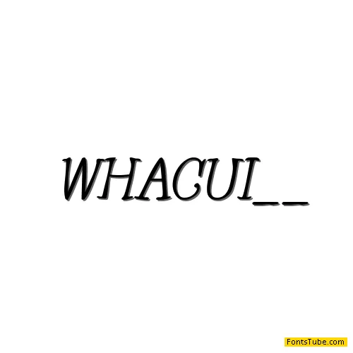 Whackadoo Font Family