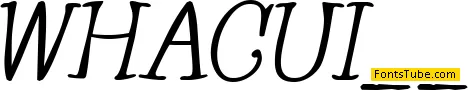 Whackadoo Font Family