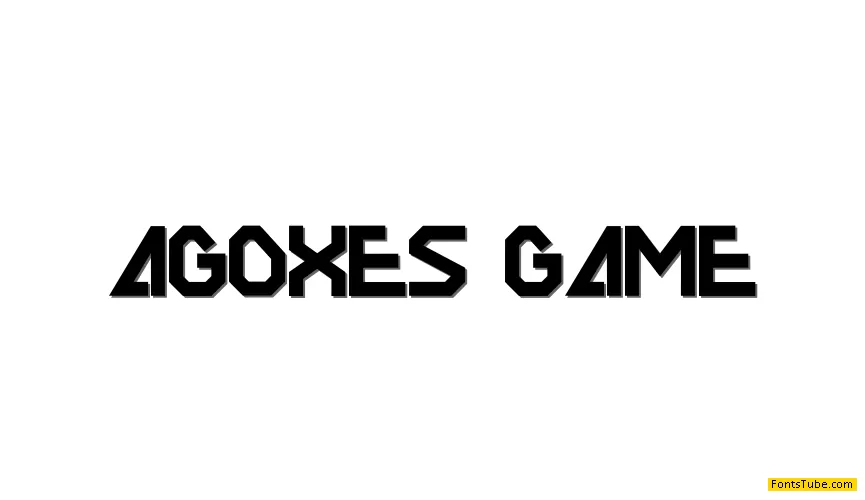 AGOYES GAME Font