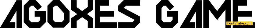 AGOYES GAME Font