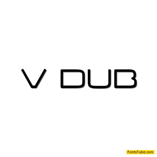 V Dub Font