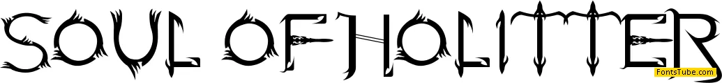 Soul Of Holitter Alternative Font