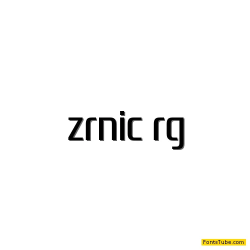 Zrnic Font