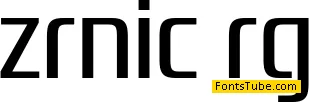 Zrnic Font