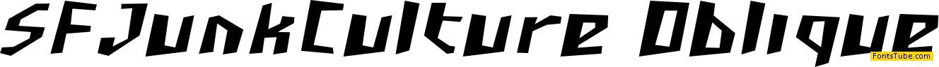 SF Junk Culture Font Family
