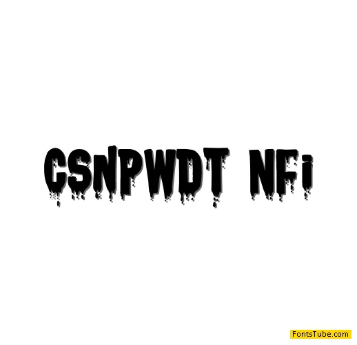 CSNPWDT NFI Font