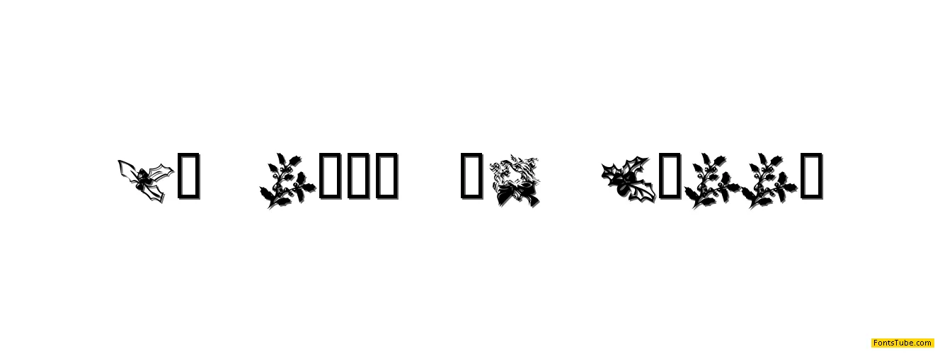 KR Lots Of Holly Font