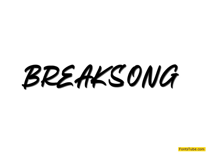 BREAKSONG Font