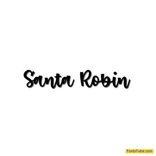 Santa Robin Font