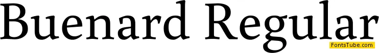 Buenard Font Family