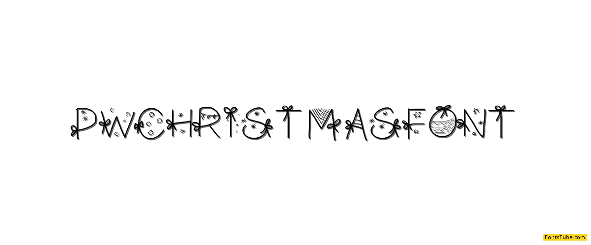 PWChristmasfont Font