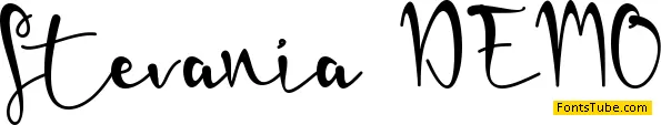 Stevania-PERSONAL USE Font