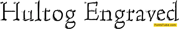Hultog Engraved Font