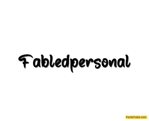Fabledpersonal Font