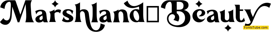 Marshland Beauty Font