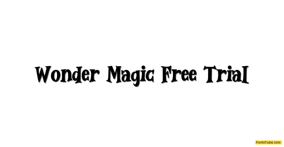 Wonder Magic Free Trial Font