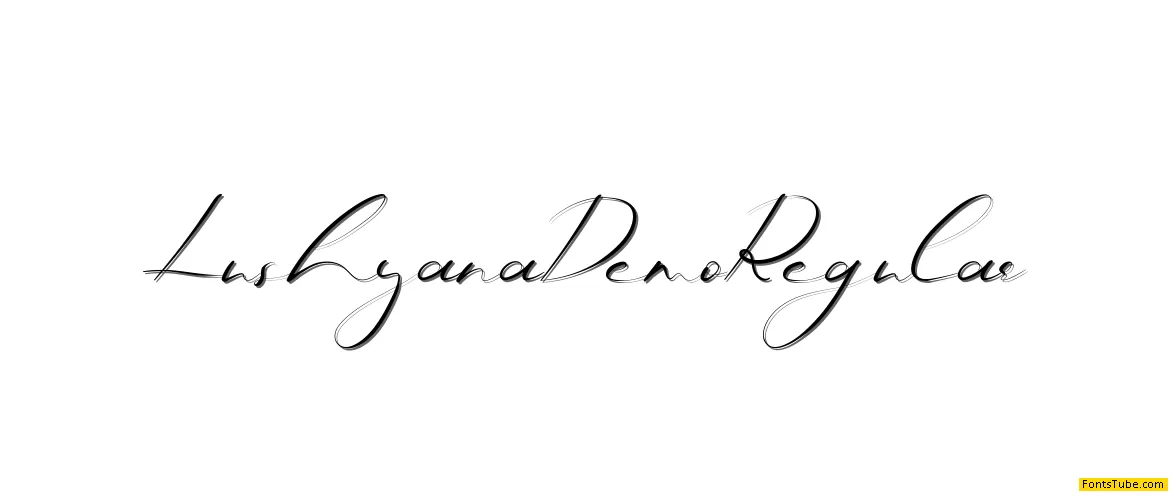 Lushyana Demo Font