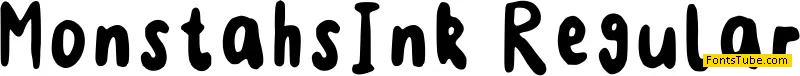Monstahs Ink Font