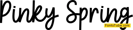 Pinky Spring Font