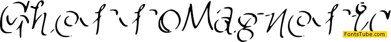 Ghetto Magnetic Font